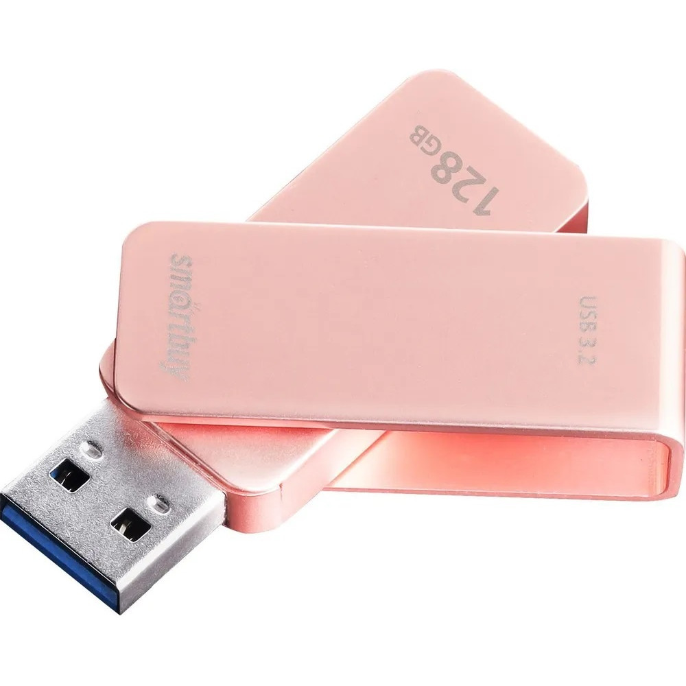 USB-накопитель 128GB Metal Apricot | Smartbuy