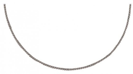 Шнурок-колье со вставкой из серебра | SOKOLOV