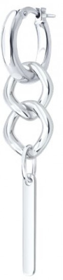 Серьга из серебра