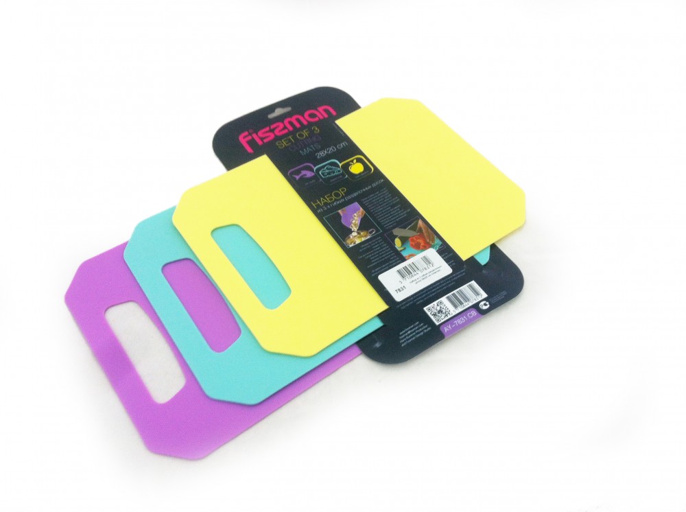 Набор из 3-х гибких разделочных досок (28х20 см) | Fissman