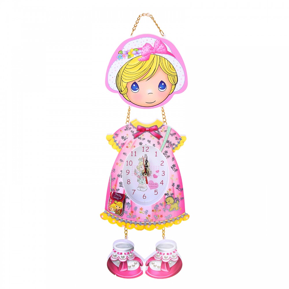 Часы настенные «Девочка в панамке»