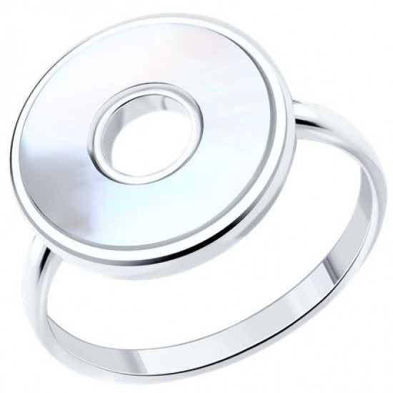 Кольцо из серебра с перламутром | SOKOLOV