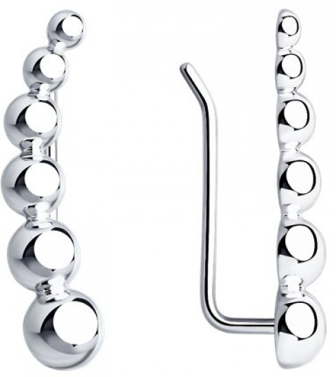 Серьги из серебра