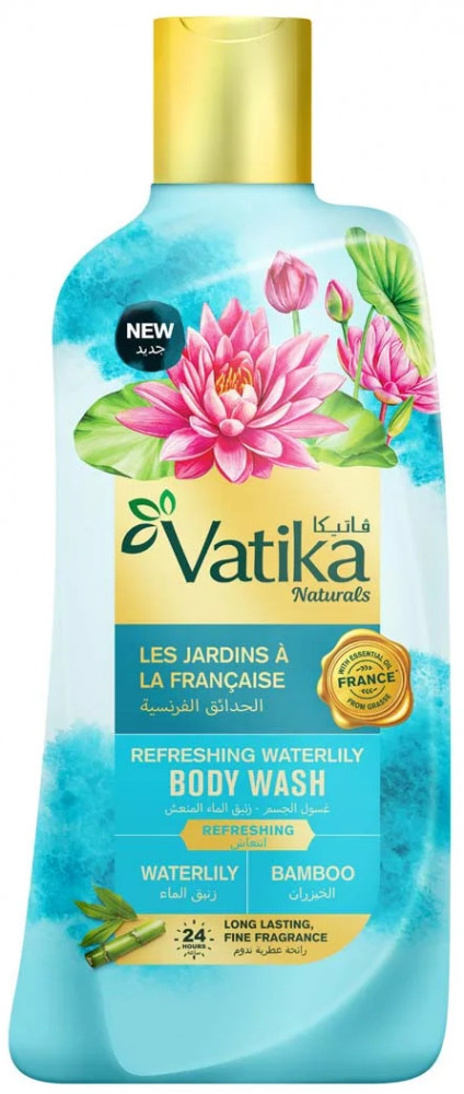 Гель для душа парфюмированный «Водяная лилия. Refreshing Waterlily» | Vatika Naturals