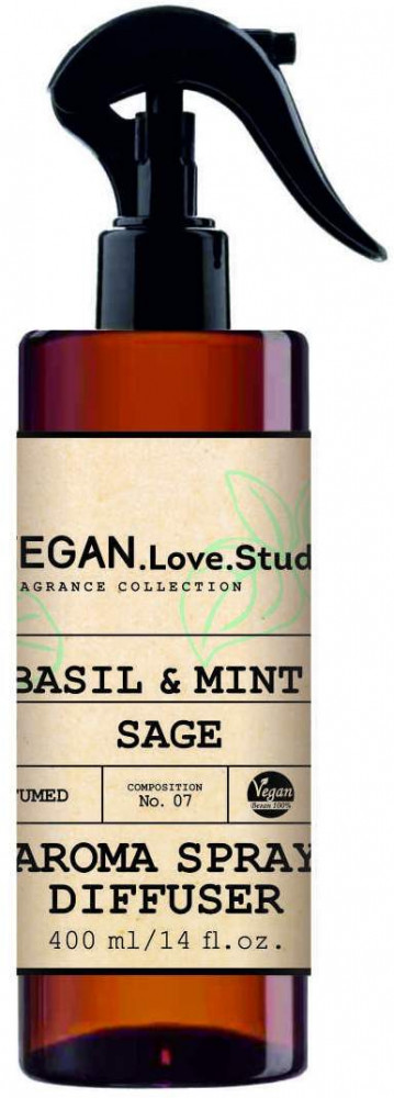 Диффузор-спрей ароматический «Basil, Mint, Sage. Базилик, мята, шалфей» | VEGAN.Love.Studio