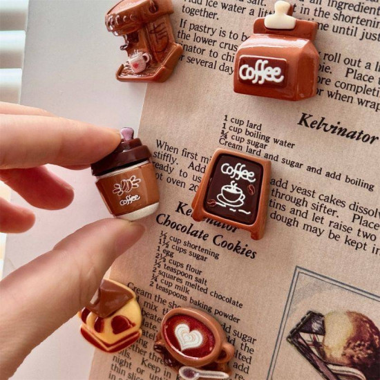 Набор декоративных 3D-магнитов «Coffee»