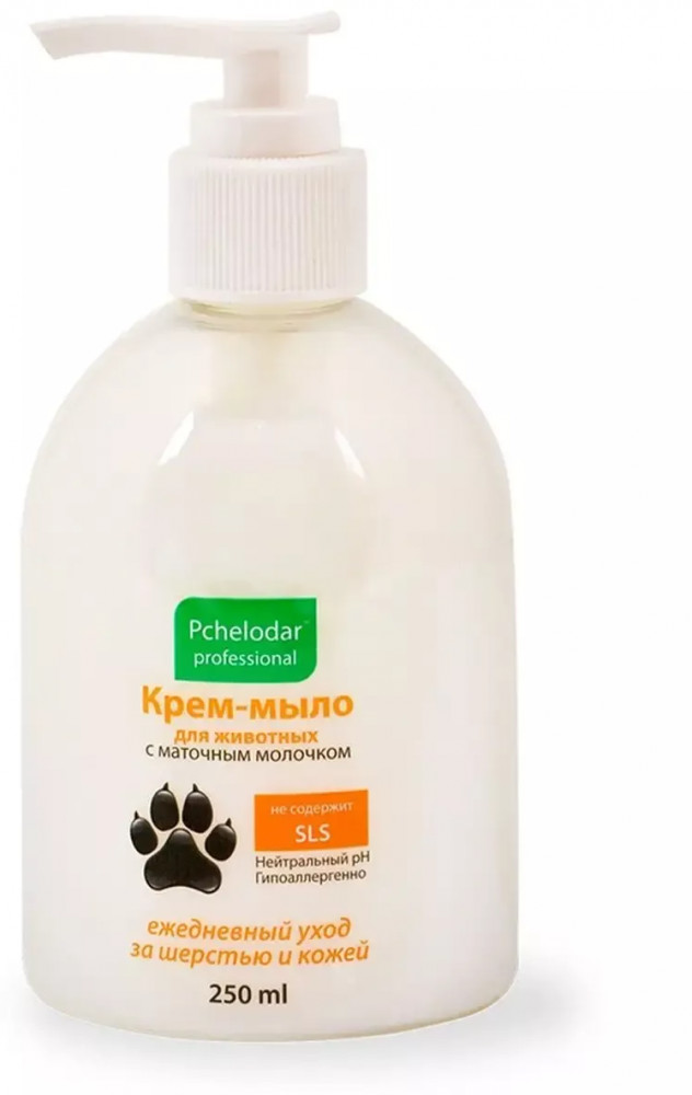 Крем-мыло для животных с маточным молочком | Pchelodar
