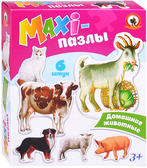 Макси-пазл «Домашие животные»