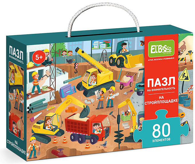 Пазл «На стройплощадке» | El`BascoToys