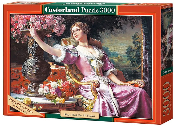 Пазл «Женщина с цветами» | Castorland Puzzle