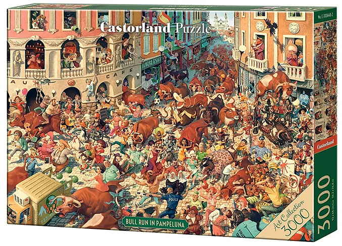 Пазл «Бег быков в Памплоне» | Castorland Puzzle