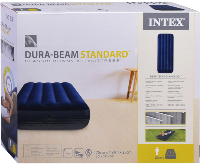 Матрас надувной «Classic Downy Fiber-Tech» | Intex