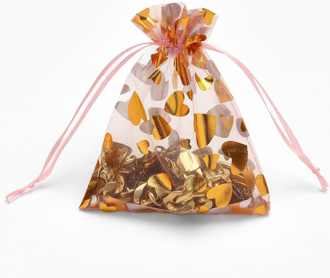 Набор мешочков подарочных «Сердечки»