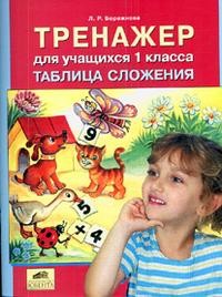 Тренажер для учащихся 1 классов. Таблица сложения