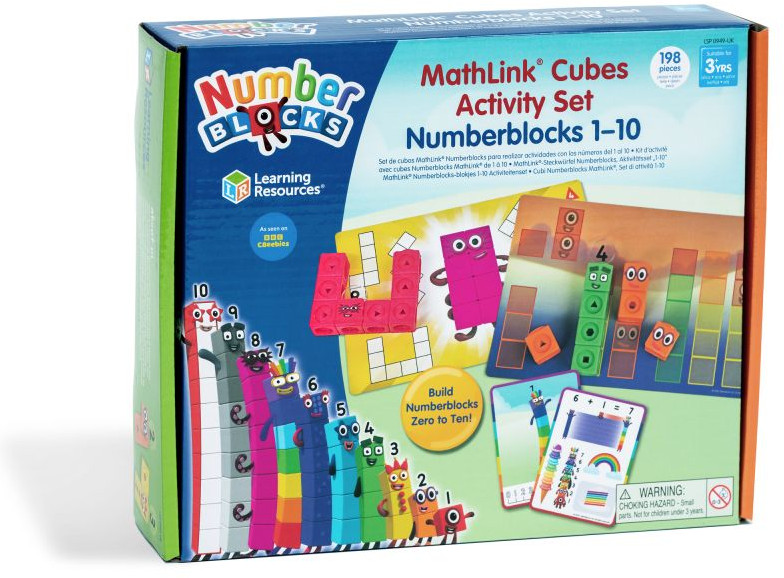 Набор активностей «Numberblocks от 1 до 10 с математическими кубиками» | Learning Resources