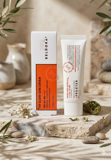 Солнцезащитный крем «+V9 Glow Sun Cream» SPF 50+ PA++++