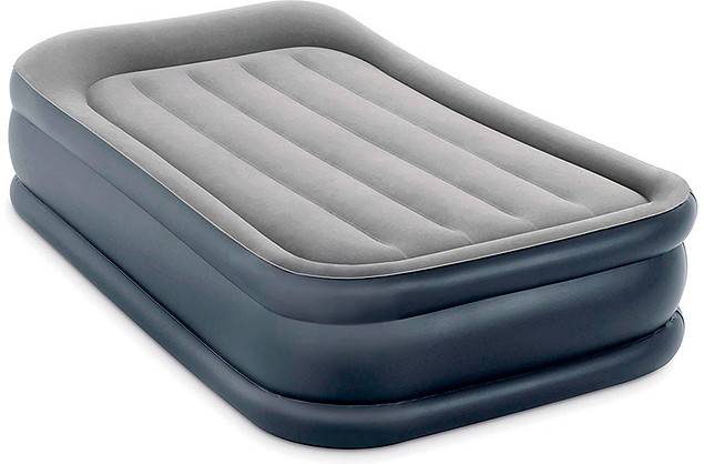 Кровать надувная со встроенным насосом «Deluxe Pillow Rest Raised Bed» | Intex