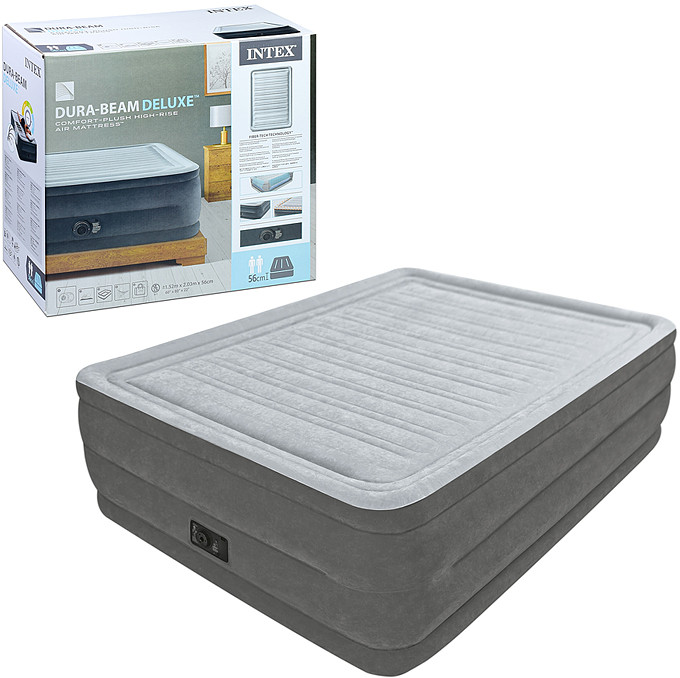 Кровать надувная «Comfort-Plush Airbed» | Intex