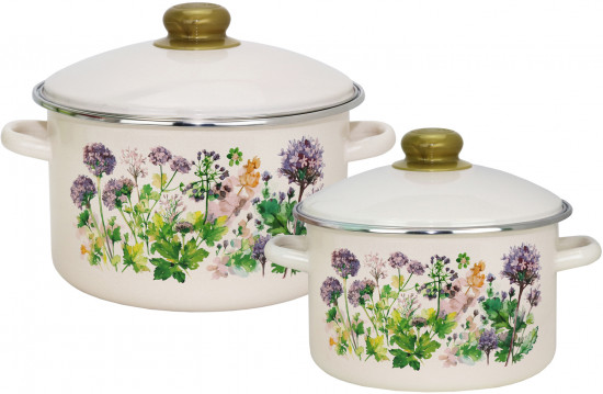 Набор кастрюль с крышками «Адель»