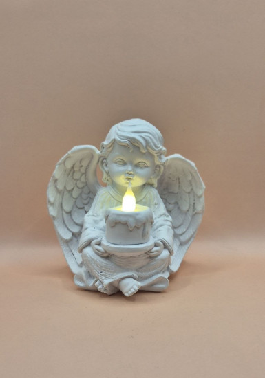 Декоративная фигурка «Ангел со свечой»