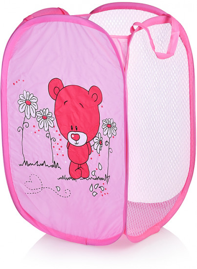 Корзина для игрушек «Мишка и ромашки»