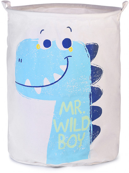 Корзина для игрушек «Красивый зверёк на белом»