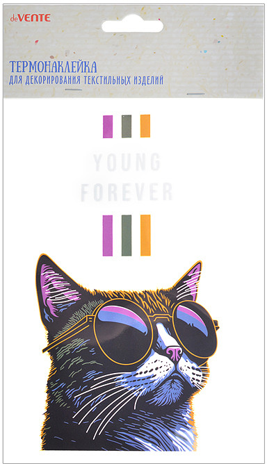 Термонаклейка для декорирования текстильных изделий «Young Forever» | deVENTE