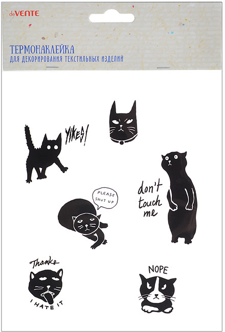 Термонаклейка для декорирования текстильных изделий «Super Cats» | deVENTE