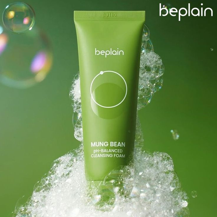 Балансирующая пенка для глубокого очищения «Mung Bean pH-Balanced Cleansing Foam» | Beplain