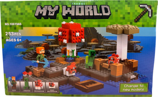 Конструктор «Minecraft. Грибной остров. Mooshroom Island»