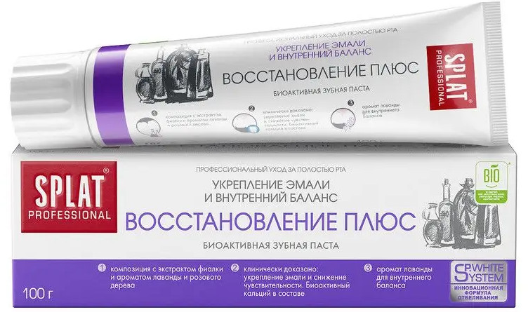 Зубная паста «Восстановление плюс» | Professional | Splat