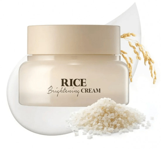 Осветляющий питательный крем для лица с экстрактом риса «Rice Brightening Cream»