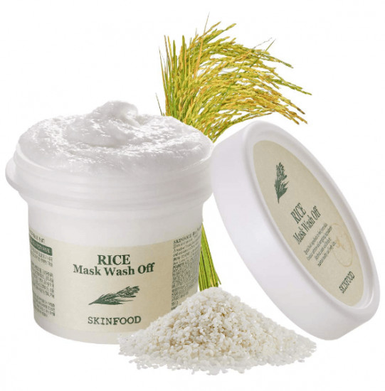 Осветляющая смываемая маска с экстрактом риса «Rice Mask Wash Off»