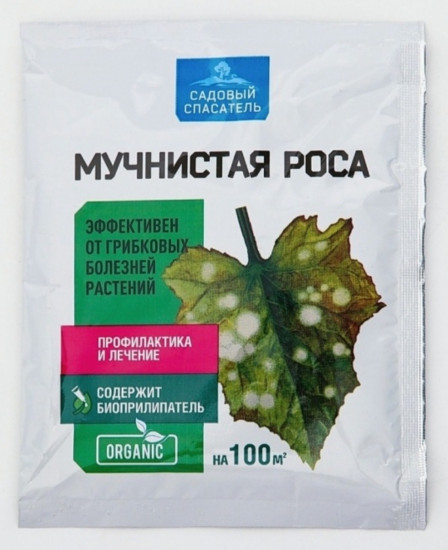 Садовый спасатель «Мучнистая роса»