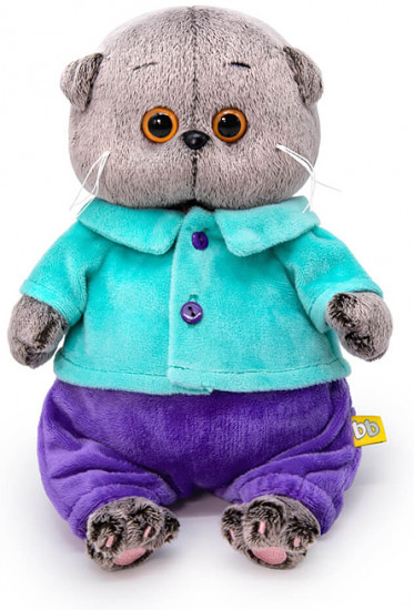 Игрушка мягкая «Кот Басик Baby в ярком комплекте»