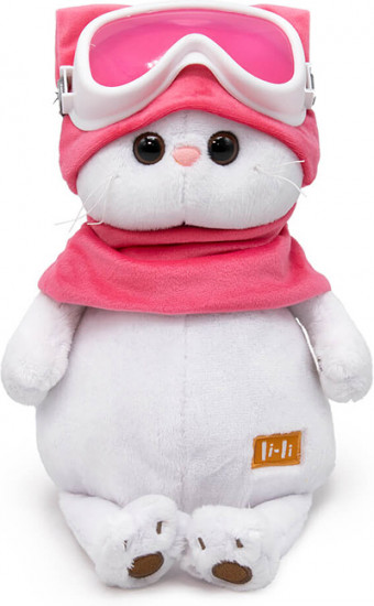 Игрушка мягкая «Кошка Ли-Ли в горнолыжных очках»