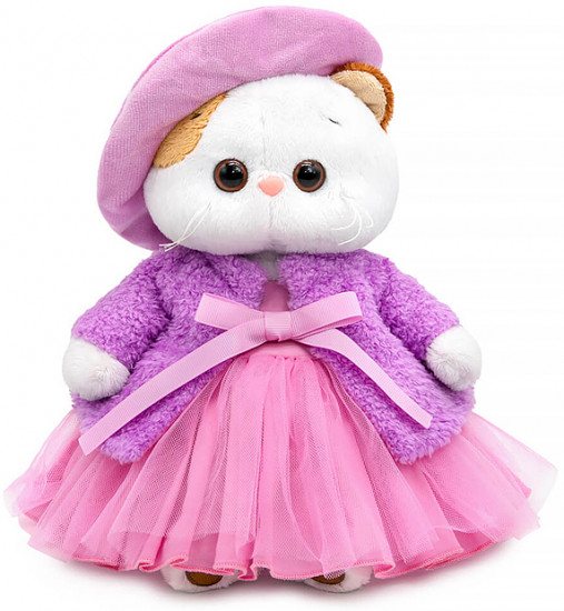 Игрушка мягкая «Кошка Ли-Ли в лилово-розовом комплекте»