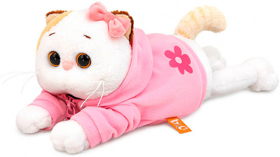 Игрушка мягкая «Кошечка Ли-Ли в худи с цветочком»