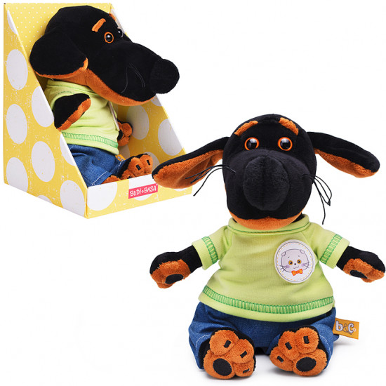 Игрушка мягкая «Собака Ваксон Baby в брючках Деним»