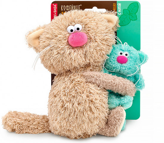 Игрушка мягкая «Кот Какао с мятой»