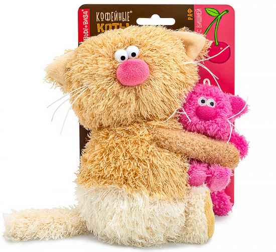 Игрушка мягкая «Кот Раф с вишней»