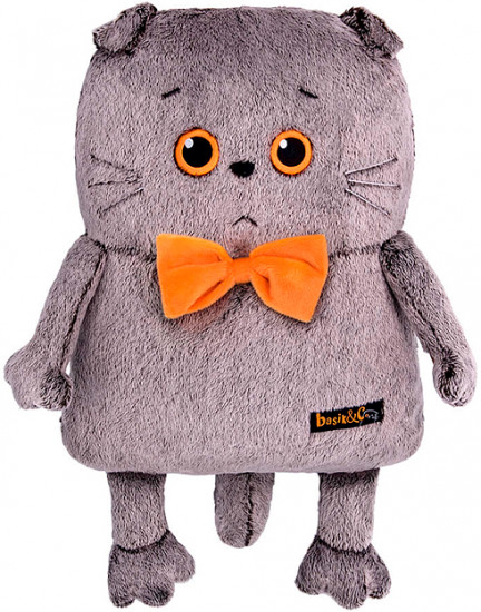 Игрушка мягкая «Кот Басик подушка в маске для сна»