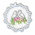 Миниатюрный набор для вышивания с рамочкой