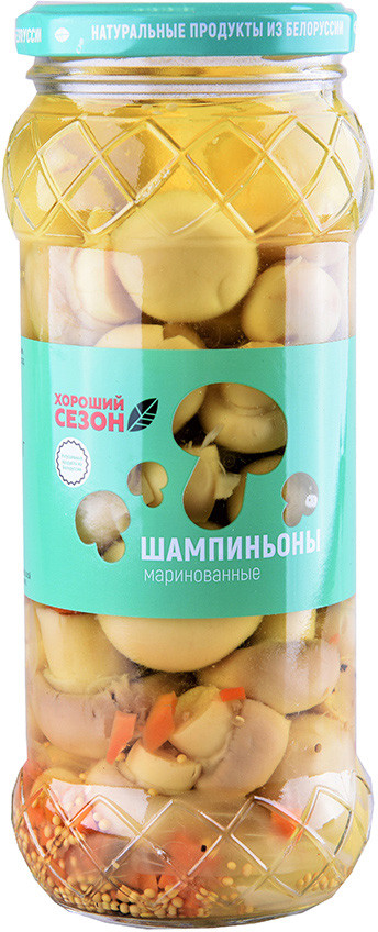 Шампиньоны маринованные | Хороший сезон