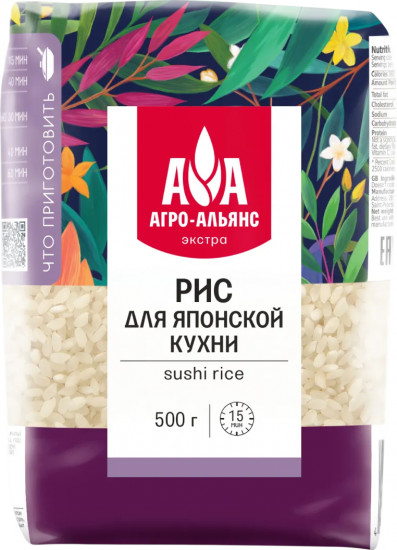 Рис для японской кухни