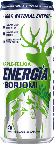 Напиток энергетический «Яблоко и фейхоа. Apple and feijoa»