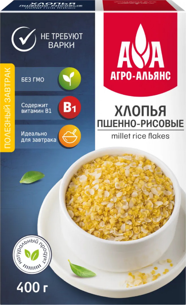 Хлопья пшенно-рисовые | Агро-Альянс
