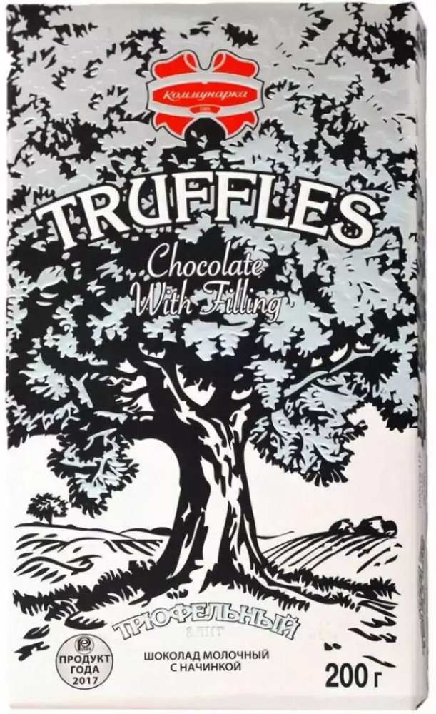 Шоколад молочный с начинкой Truffles «Трюфельный элит» | Коммунарка