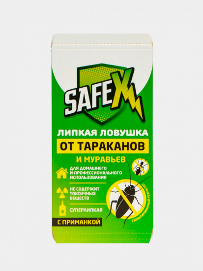 Ловушка-домик клеевая с приманкой от тараканов и муравьев