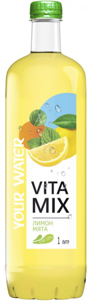 Напиток негазированный «Лимон-мята» | VitaMix | Your Water